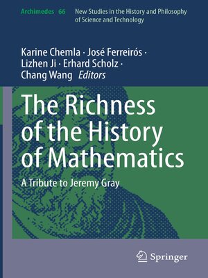 cover image of The Richness of the History of Mathematics